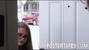 FULL SCENE on http://MyFosterTapes.com - When Jessae Rosae meets her foster mom, Havana Bleu, and her husband for the first time, things go well.