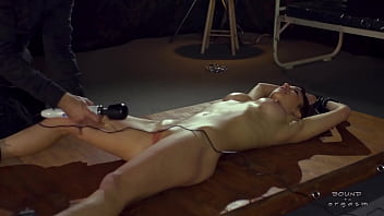 Bondage orgasm - Nina - Tina Hot - Marcus - Hitachi - Oiled body - Begging for mercy - Pussy tease - Orgasm